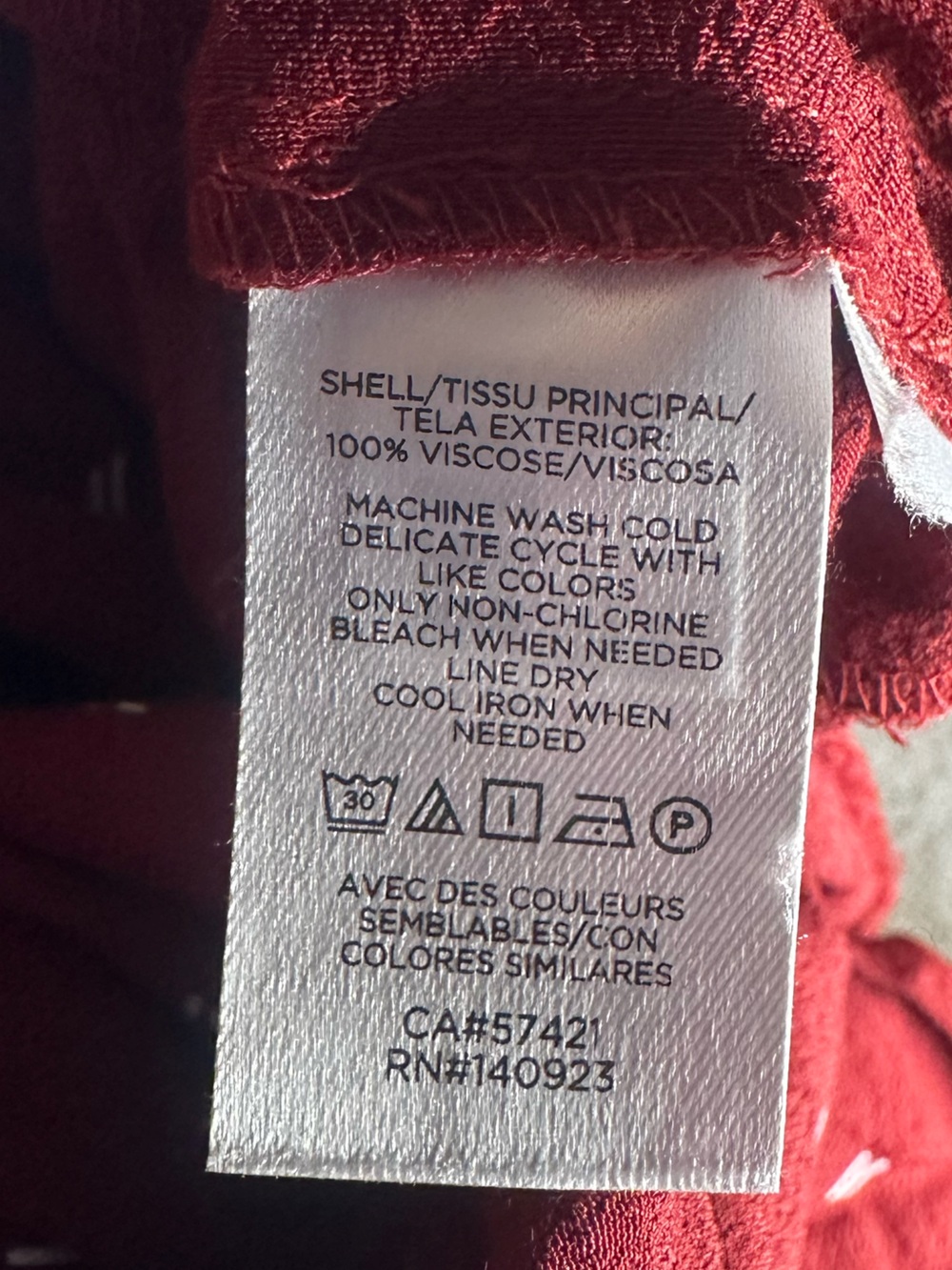Loft Ruffle Dress Red Size Medium - Picture 2 of 5